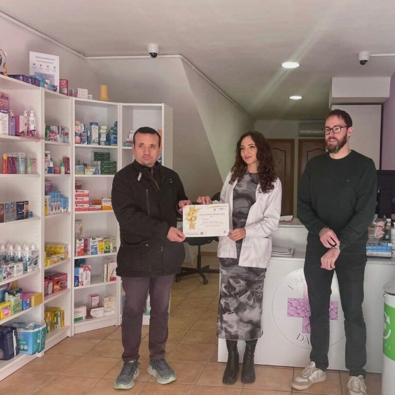 Dàlia Verdés Guerrero guanyadora de la 22a edició del premi Emprenedoria Jove. Farmàcia Dàlia, Lleida